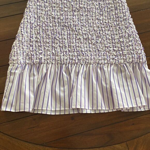 nwt Petersyn Benson Hatter Smocked Mini Dress - Picture 6 of 10